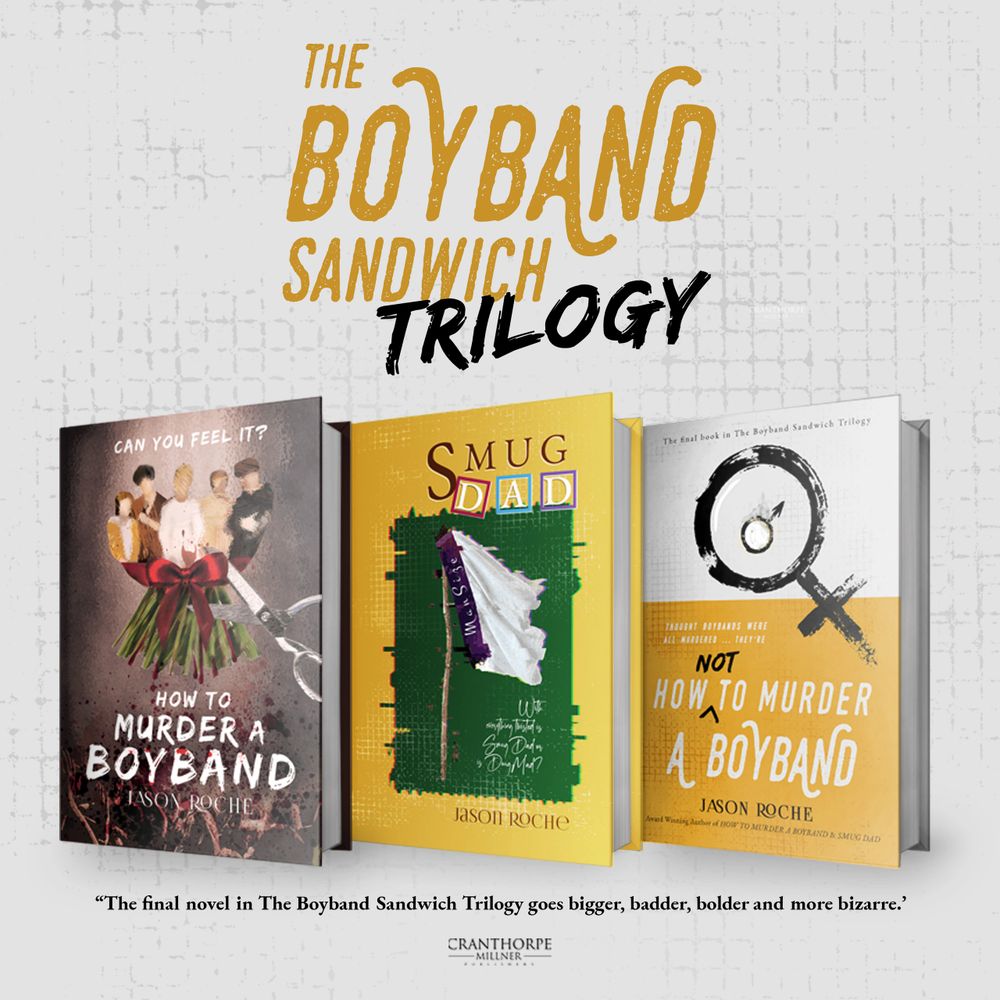 Jason Roche (Author) Book Novel Boyband, Boyband Murder Celebrity